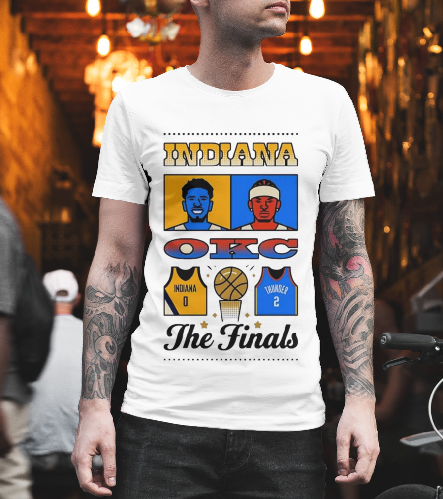 Indiana OKC Basketball The Finals Faceoff T-Shirt