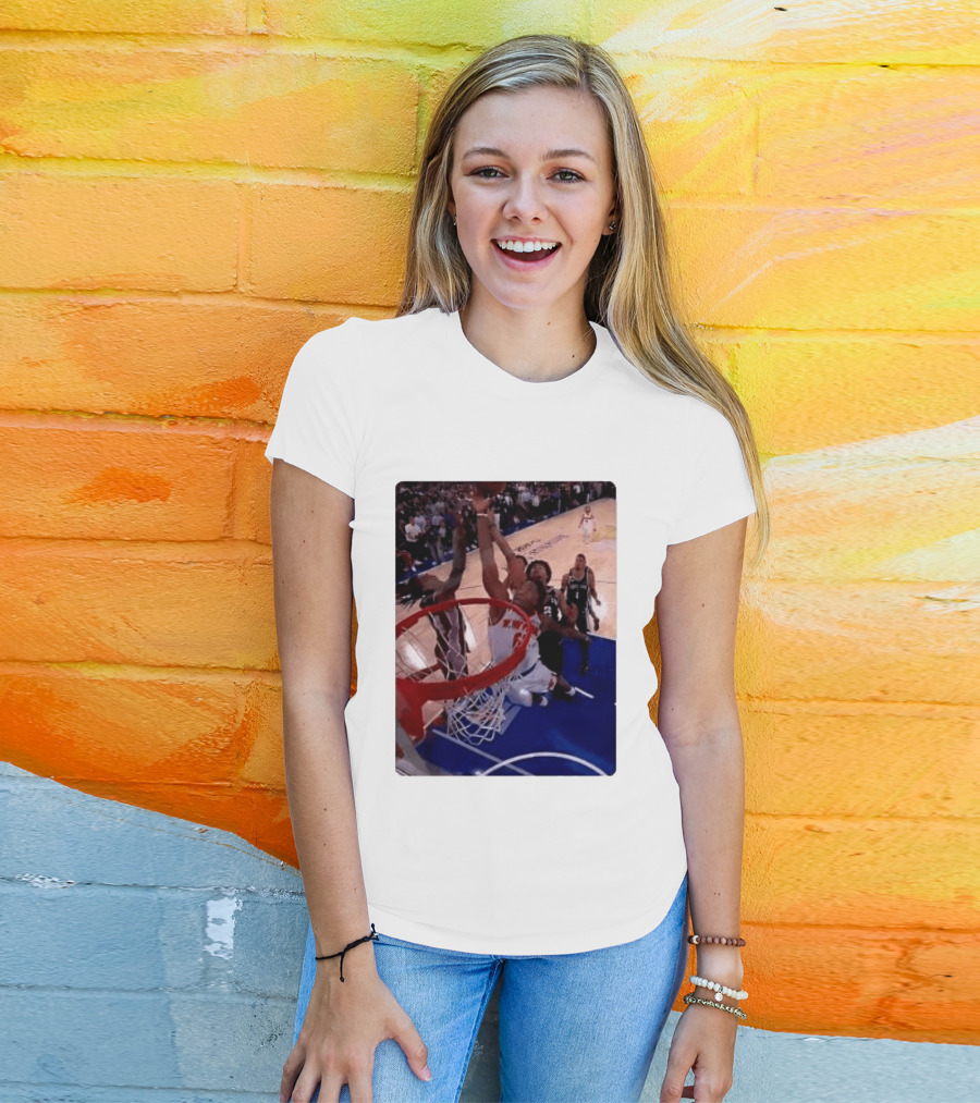 OG Anunoby Laocoon Knicks Game 4 Basketball Moment T-Shirt