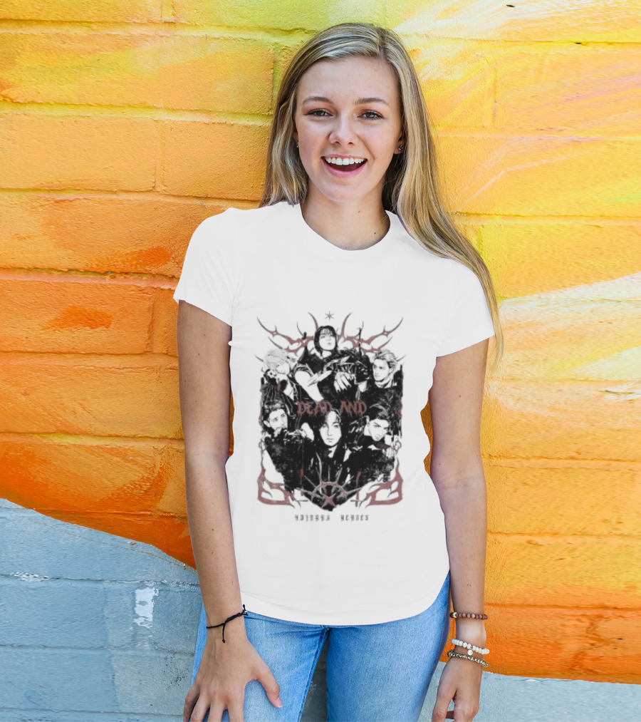 Xdinary Heroes Dead And Ordinary Heroes Dark Red Symbolic T-Shirt