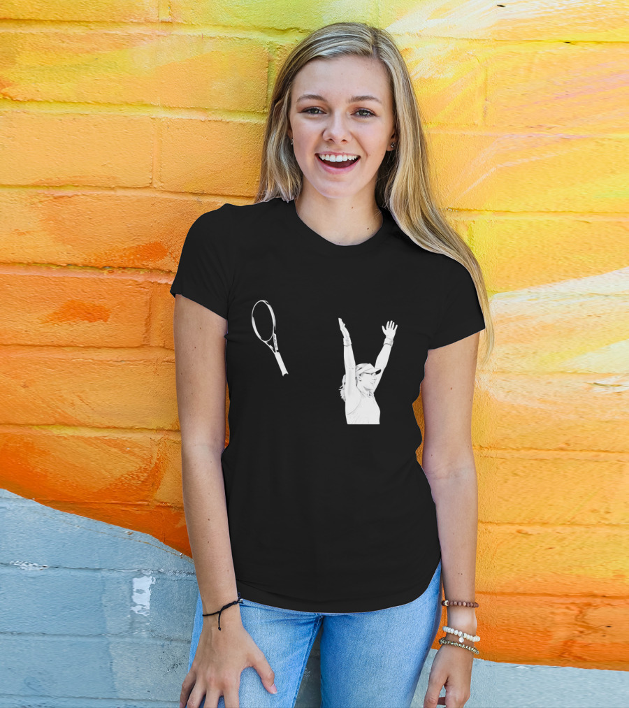Babolat Tennis Player Celebration Arms Raised Victory T-Shirt