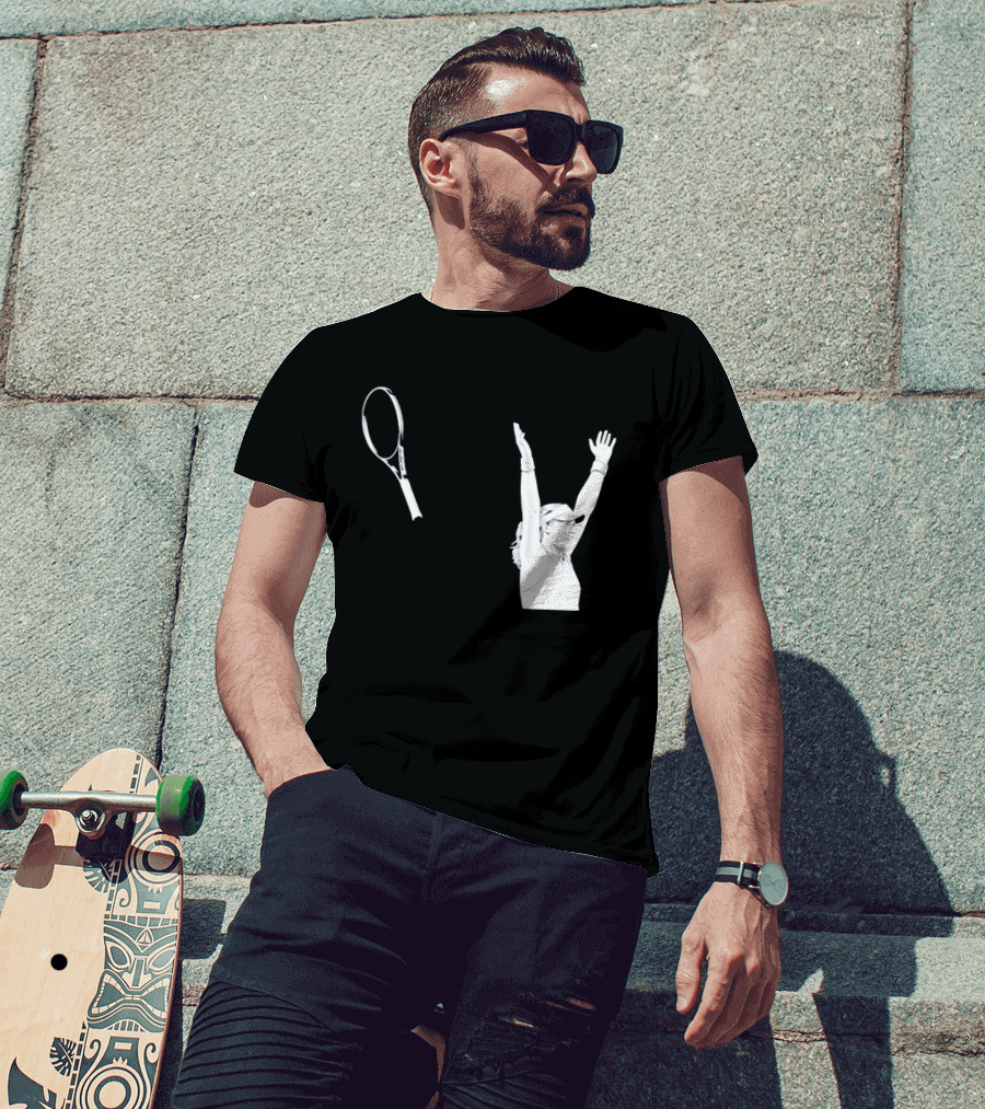 Babolat Tennis Player Celebration Arms Raised Victory T-Shirt