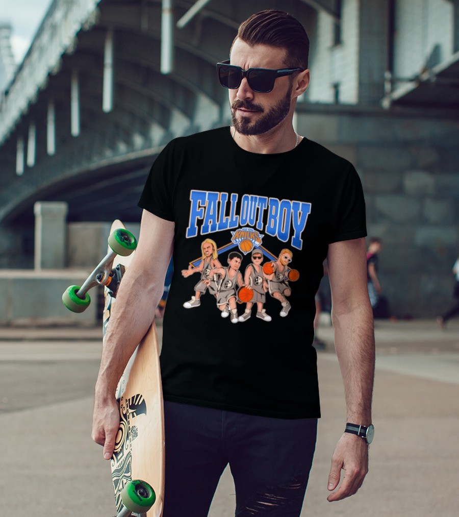 Fall Out Boy New York Knicks So Much For Our Dust Basketball Band Effort T-Shirt
