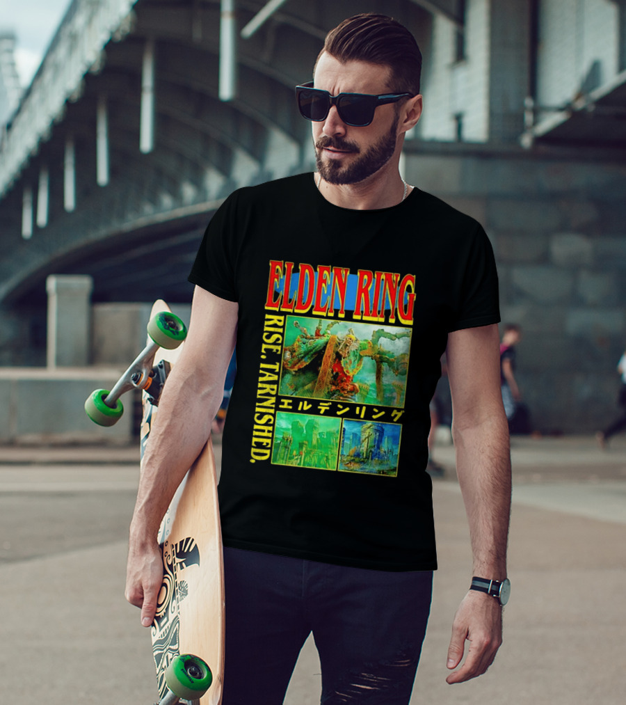 Elden Ring Godrick The Grafted Rise Tarnished Japanese T-Shirt