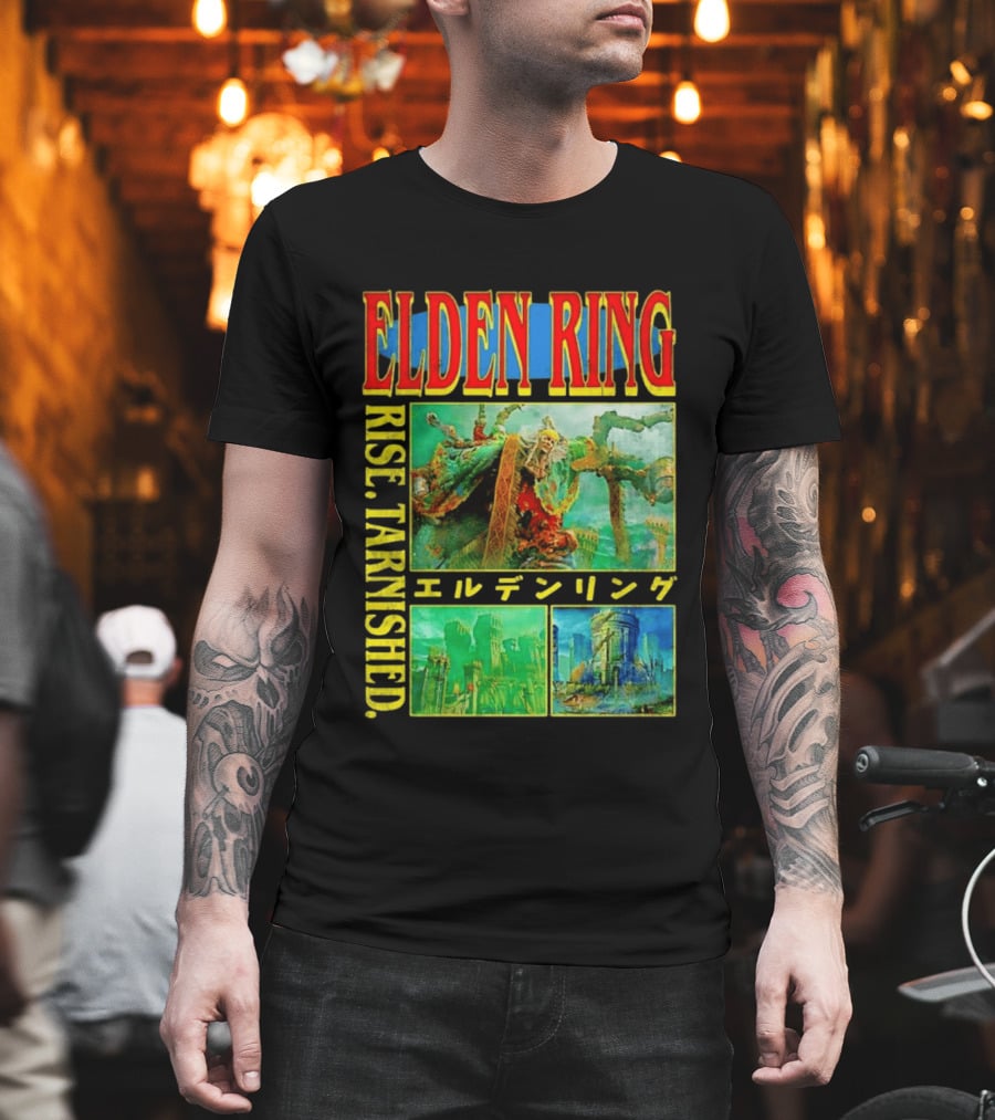 Elden Ring Godrick The Grafted Rise Tarnished Japanese T-Shirt