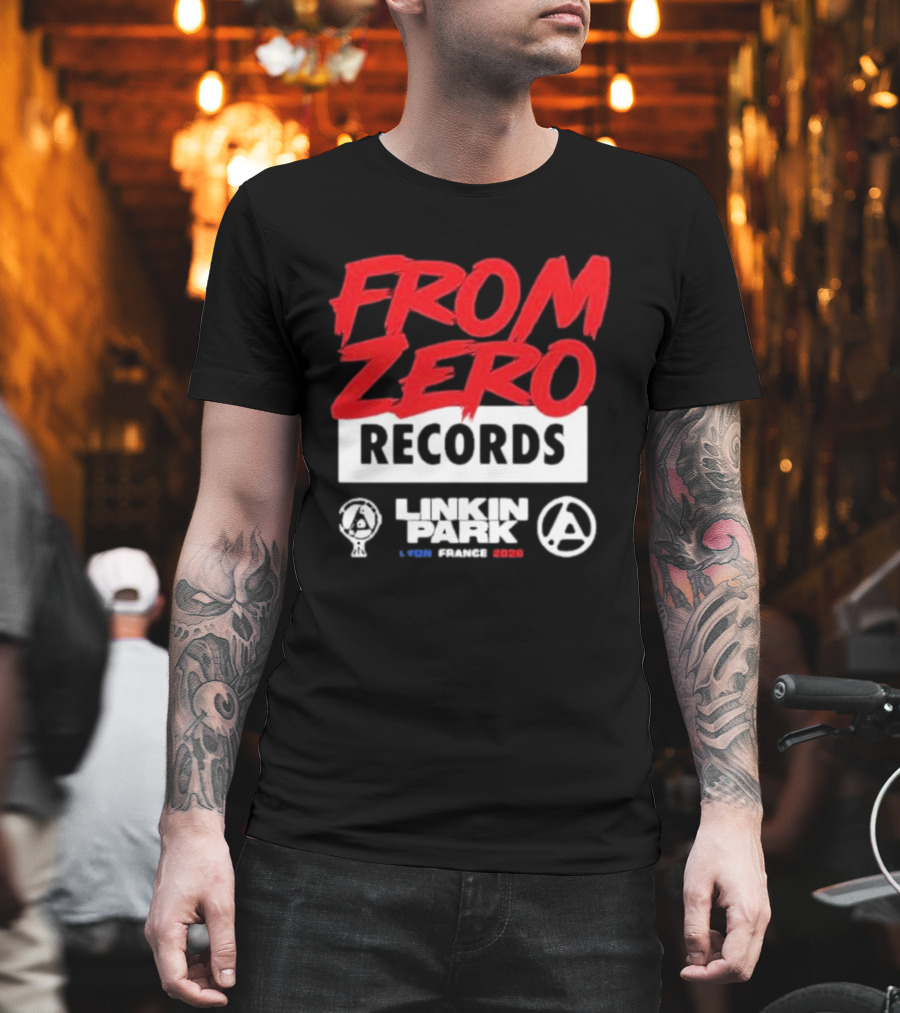 From Zero Records Linkin Park Lyon France 2026 T-Shirt