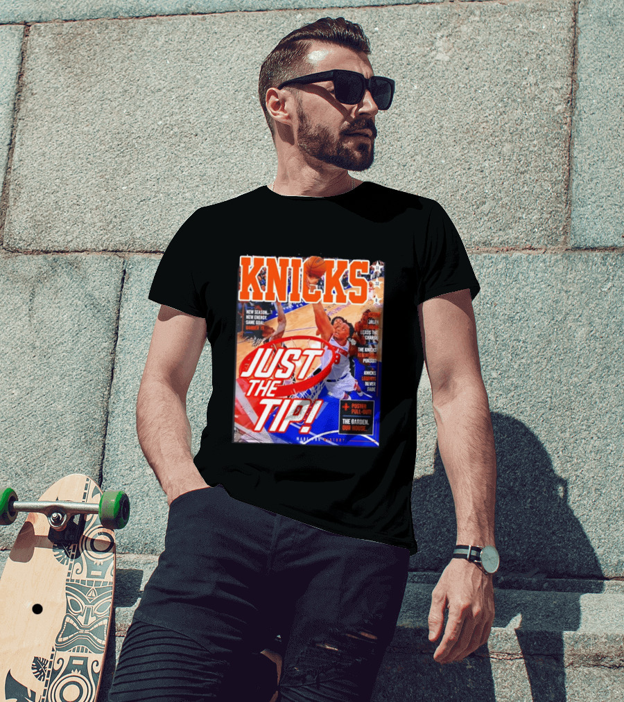 New York Knicks Just The Tip Brunson Leads The Charge Madison Square Garden T-Shirt