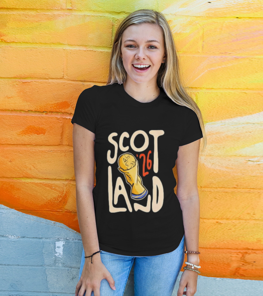 Scotland 2026 Trophy Cup Celebration T-Shirt