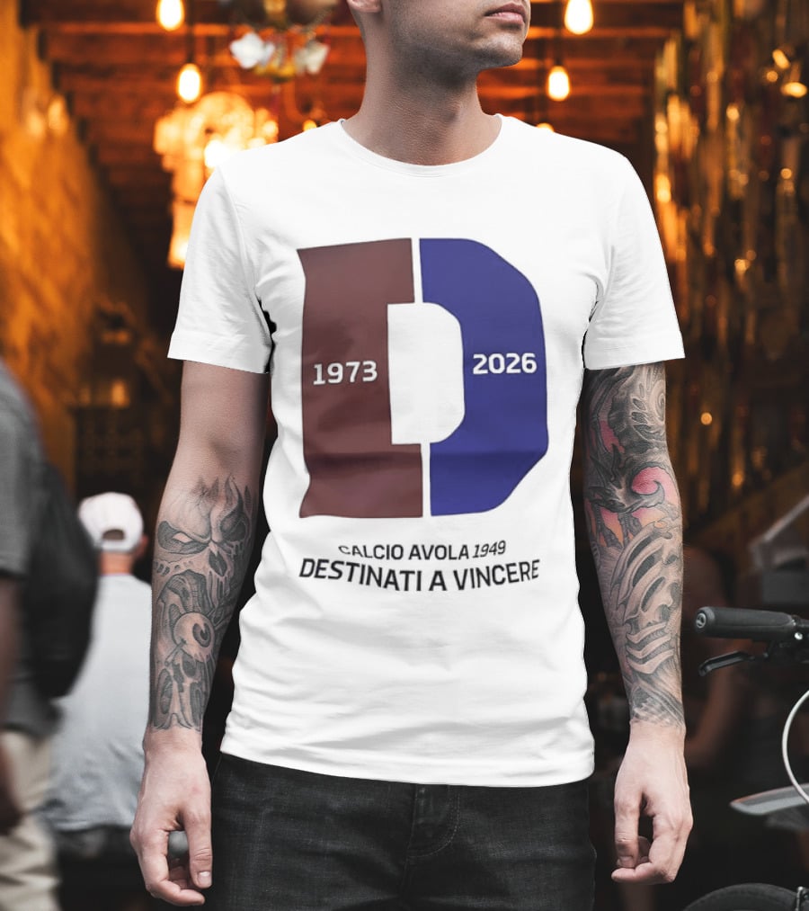 Calcio Avola 1949 Destinati A Vincere 1973 2026 T-Shirt