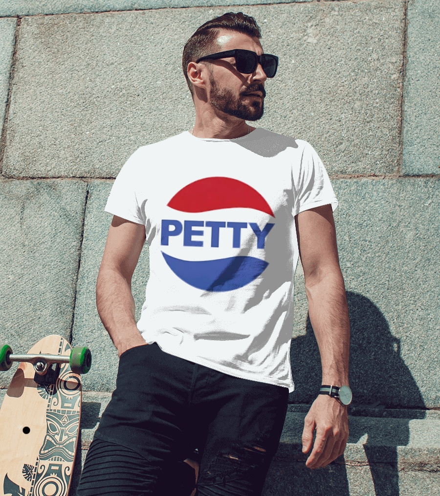 PETTY Pepsi Parody Red Blue T-Shirt