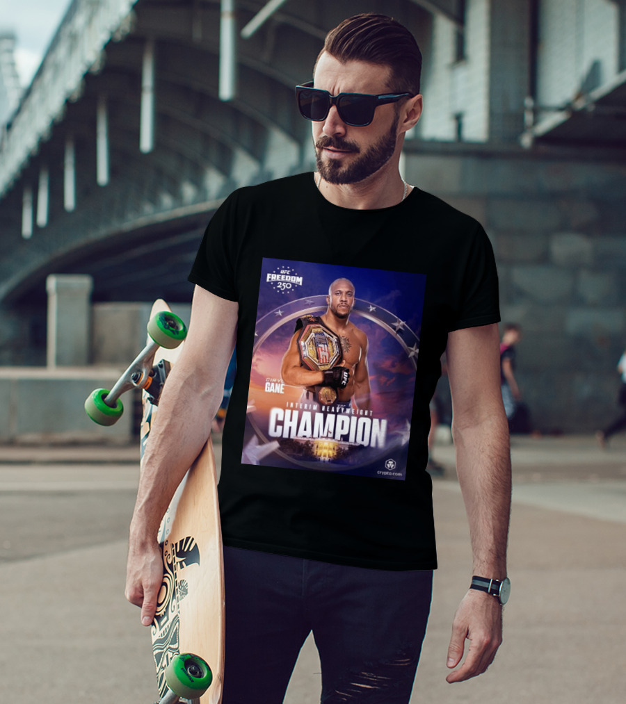 UFC Freedom 250 Ciryl Gane Interim Heavyweight Champion Crypto.com T-Shirt