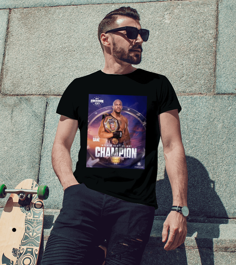 UFC Freedom 250 Ciryl Gane Interim Heavyweight Champion Crypto.com T-Shirt