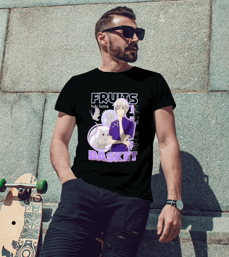 Fruits Basket Yuki Soma Kanji Mouse Transformation T-Shirt