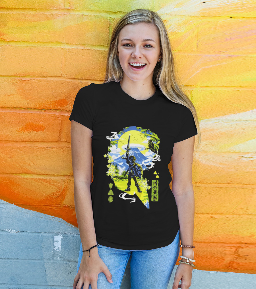 The Legend Of Zelda Link Hero Of Time Toki No Yusha Iconic Anime Style Adventure T-Shirt