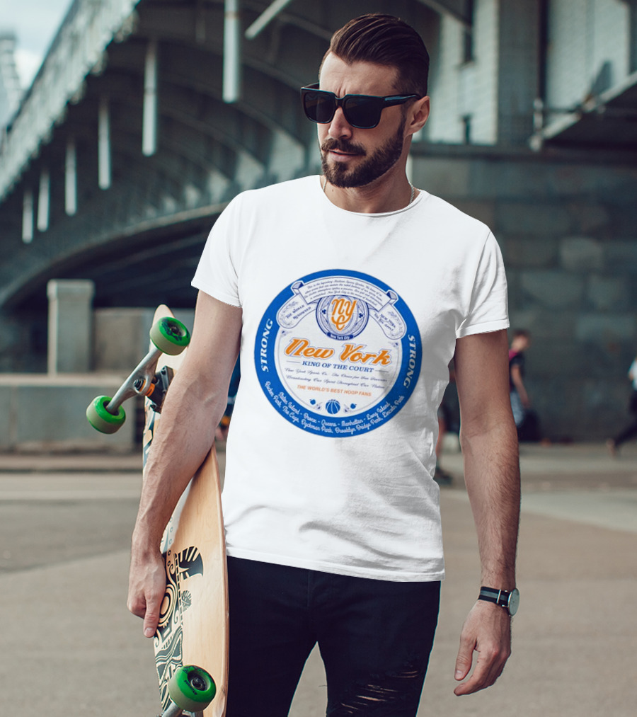 New York King Of The Court Basketball Club Madison Square Garden Sports T-Shirt