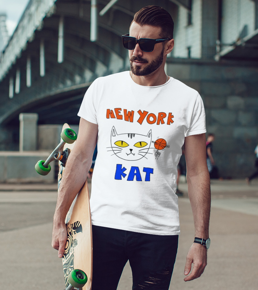 New York Kat Basketball T-Shirt