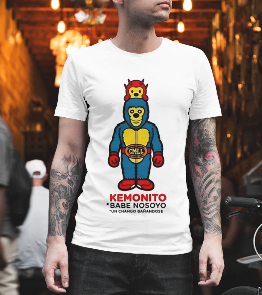 Kemonito CMLL Babe Nosoyo Un Chango Banandose Baby Milo T-Shirt