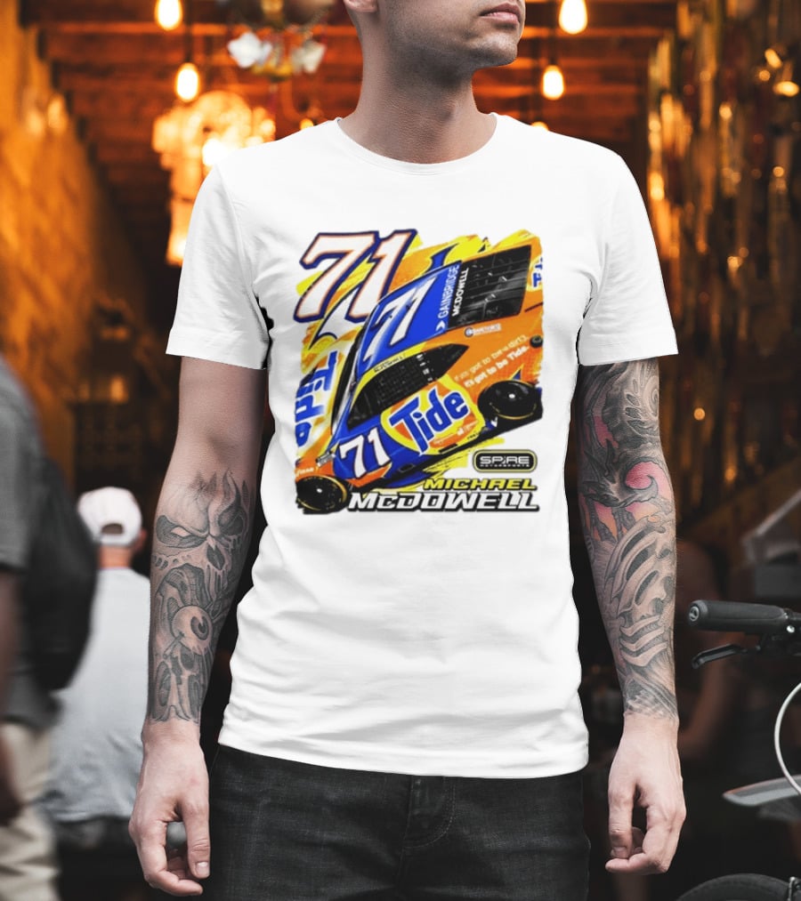 Michael McDowell Tide 71 NASCAR Racing Spire Motorsports Camry T-Shirt