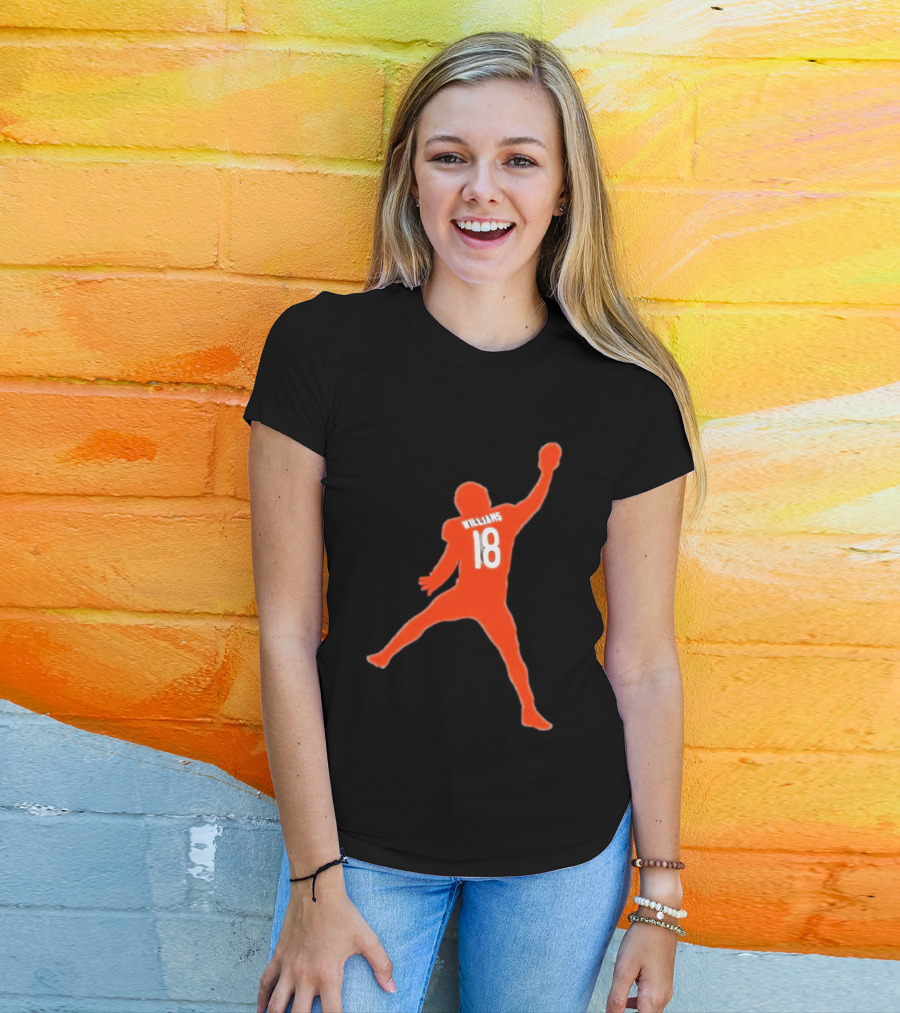 Chicago Bears Caleb Williams 18 Iceman Football Player T-Shirt