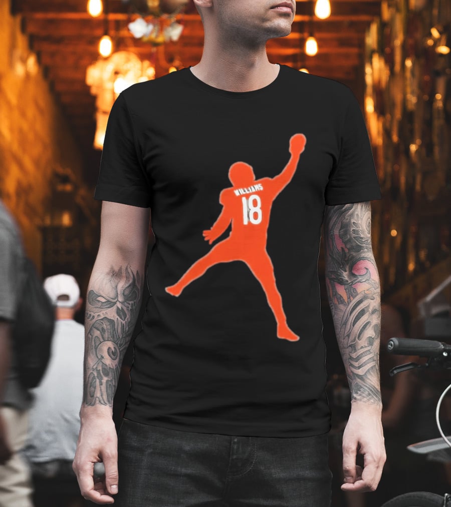 Chicago Bears Caleb Williams 18 Iceman Football Player T-Shirt