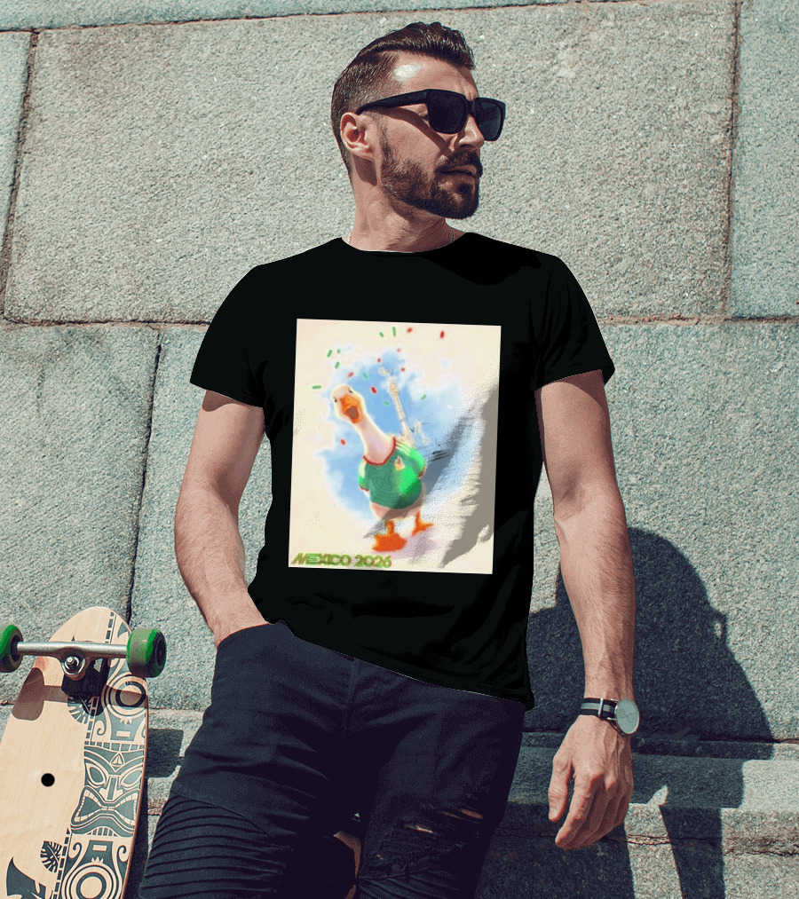 Goose Mexico Soccer Celebration 2026 T-Shirt