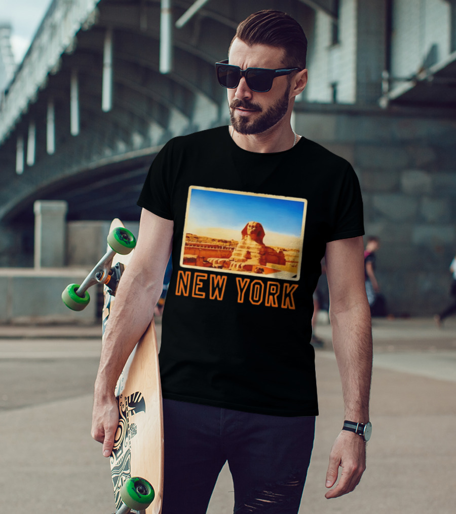 New York Humor Great Sphinx Of Giza Egypt Landmark T-Shirt