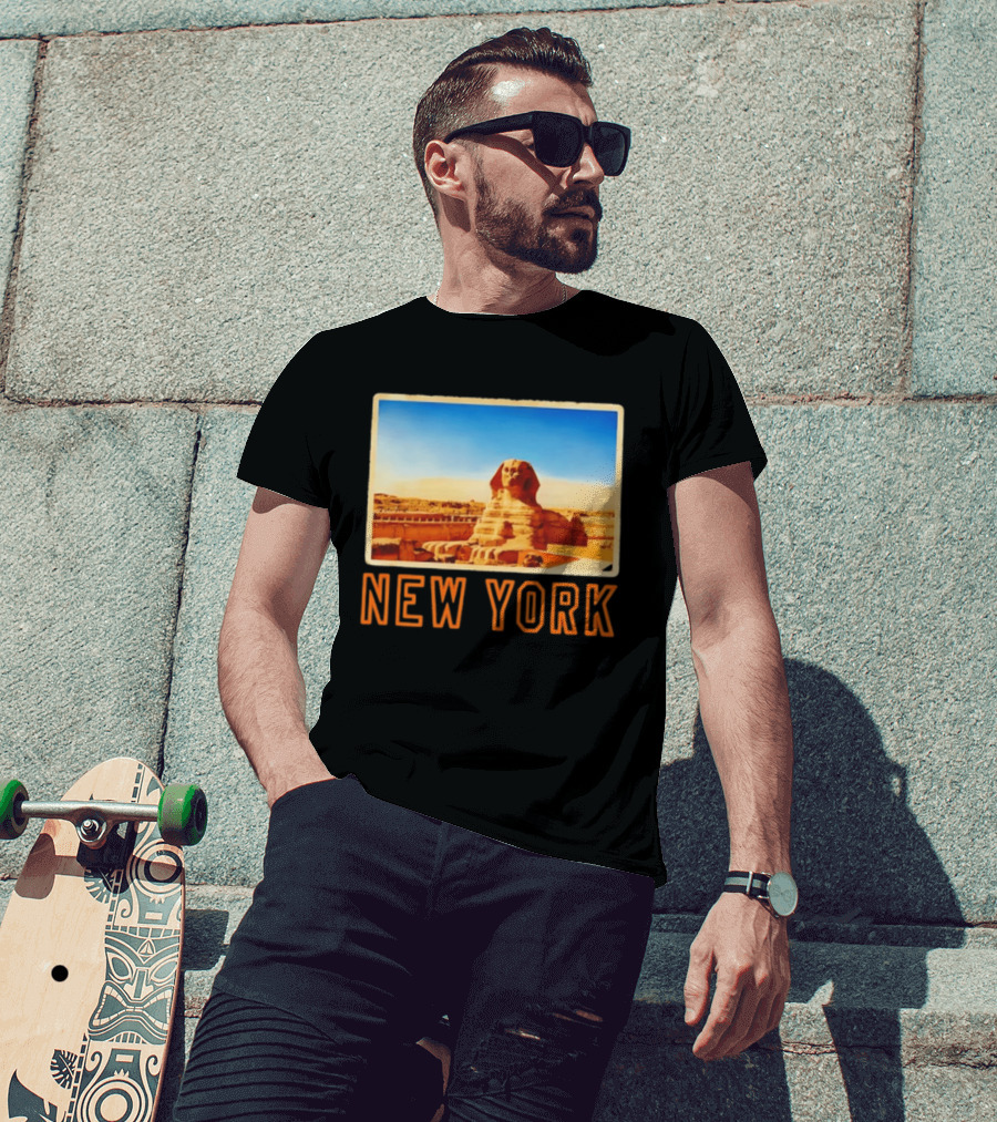 New York Humor Great Sphinx Of Giza Egypt Landmark T-Shirt