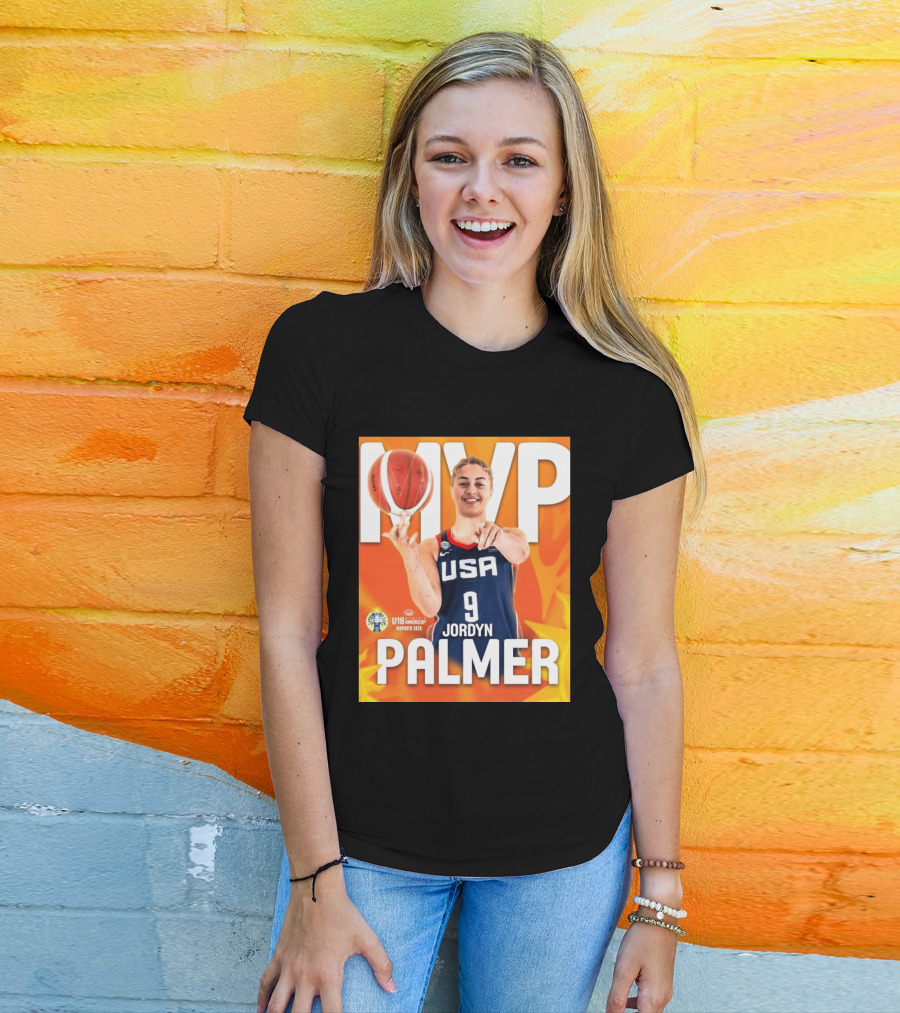 USA Basketball Jordyn Palmer MVP FIBA U18 Women's AmeriCup 2026 T-Shirt