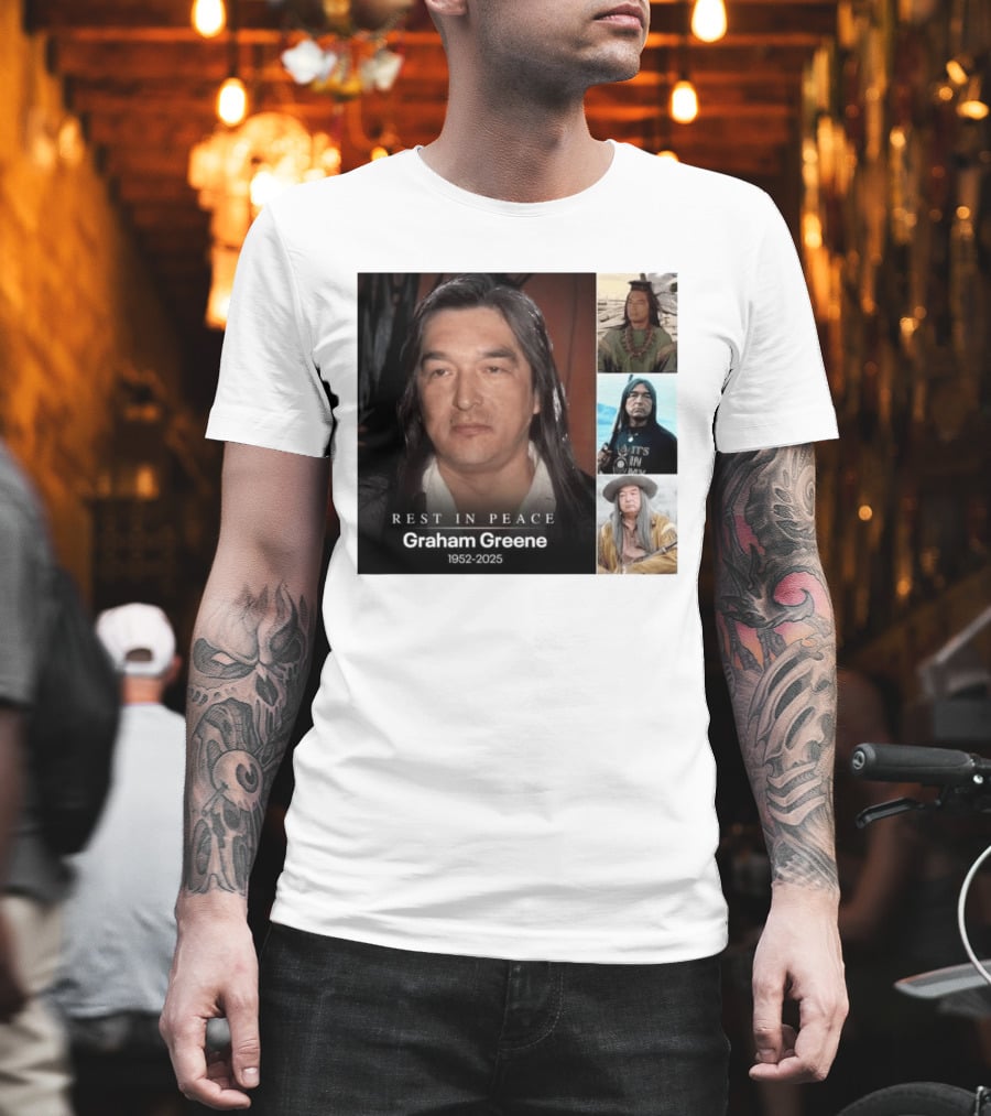 Rest In Peace Graham Greene 1952 2025 Memorial T-Shirt