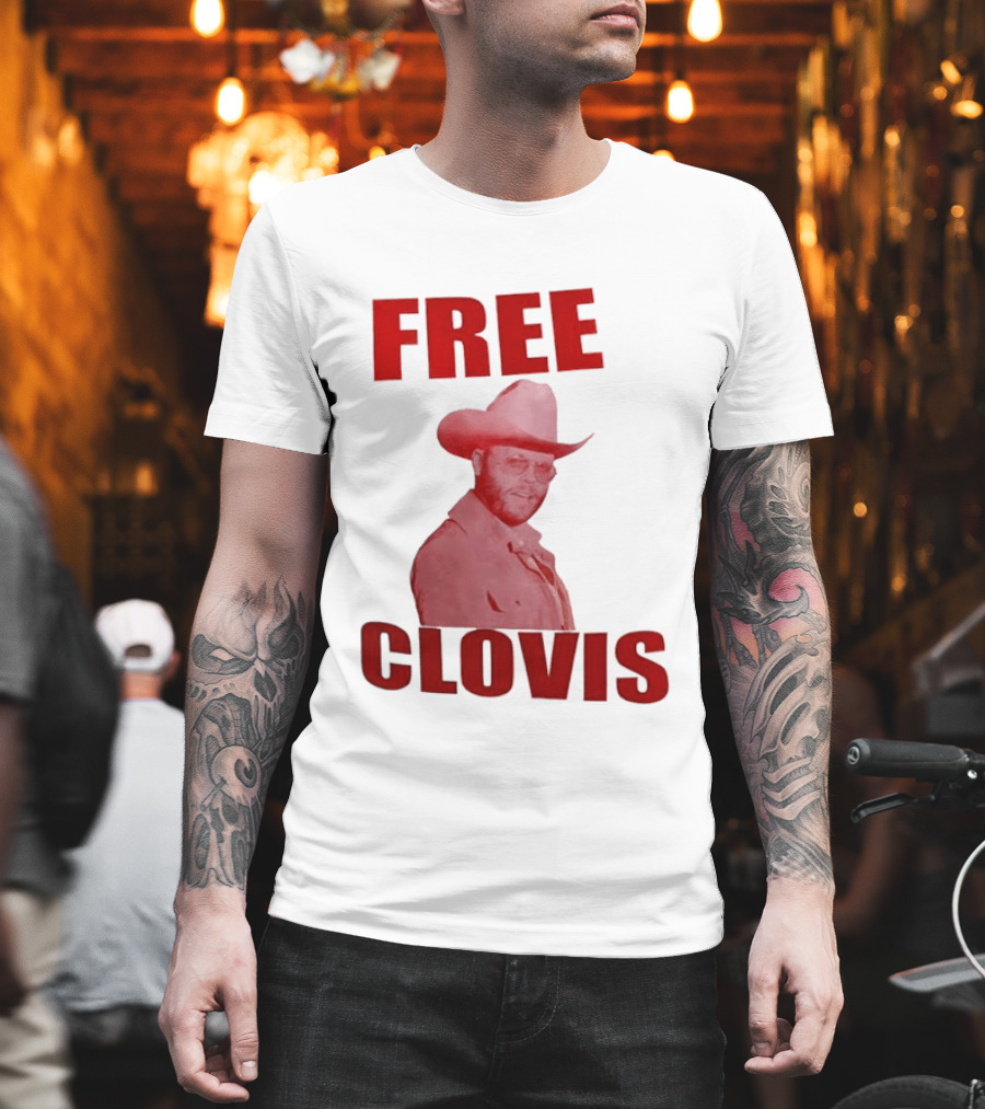 Charley Crockett Free Clovis Cowboy Style Texas Country Music T-Shirt