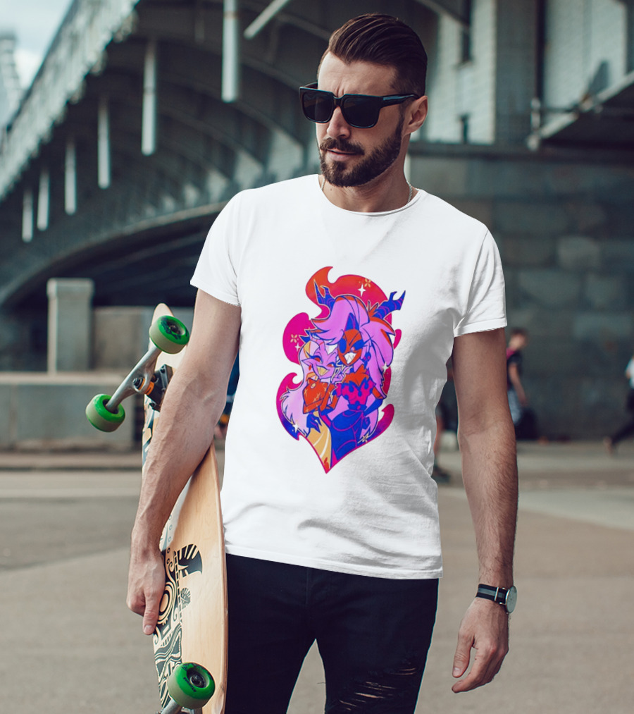 Mrs Mayberry And Martha Pride 2025 Vibrant Cartoon Duo With Pink And Purple Aesthetic T-Shirt