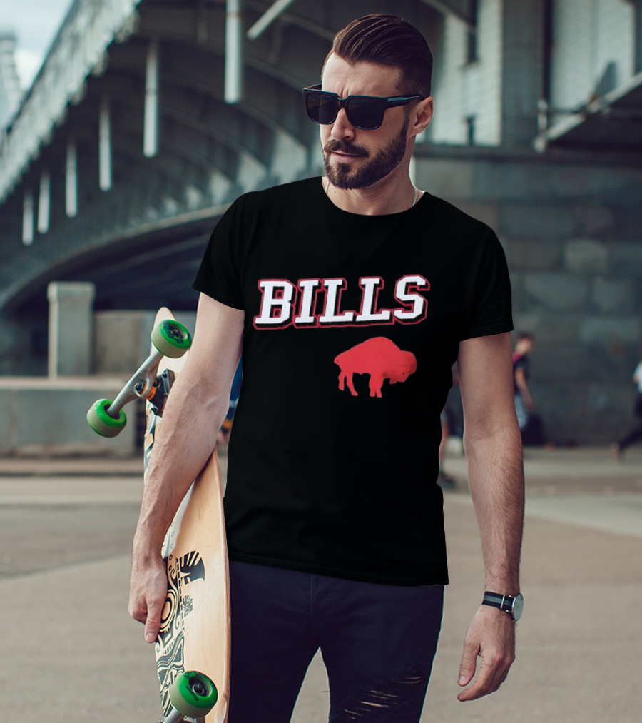 Buffalo Bills Black Training Camp Red Buffalo Bills T-Shirt