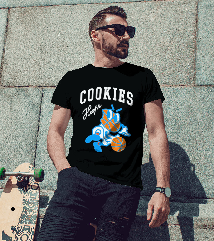 Cookies Hoops Basketball Cartoon Character Streetwear T-Shirt