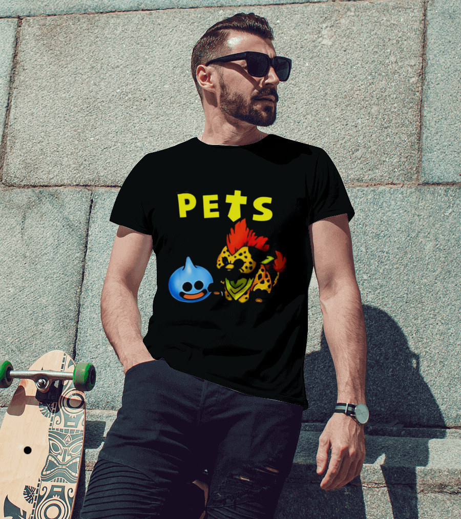 Dragon Quest Pets Slime And Great Sabrecat T-Shirt