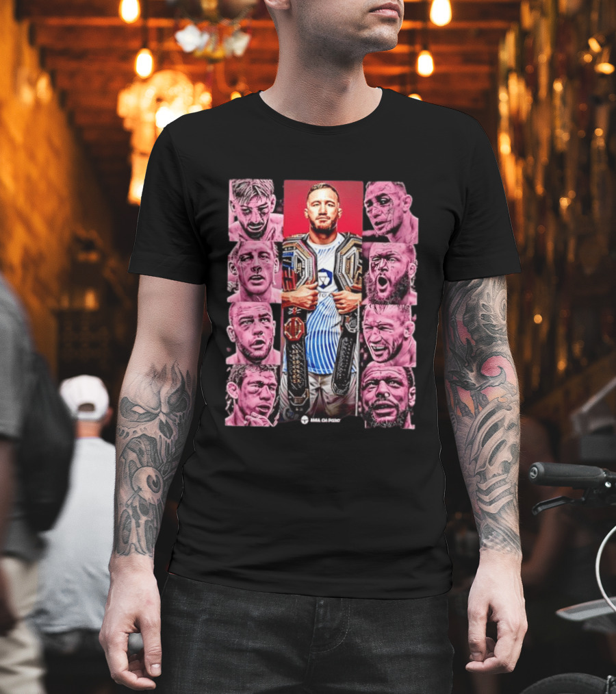 Justin Gaethje MMA On Point UFC Champion T-Shirt