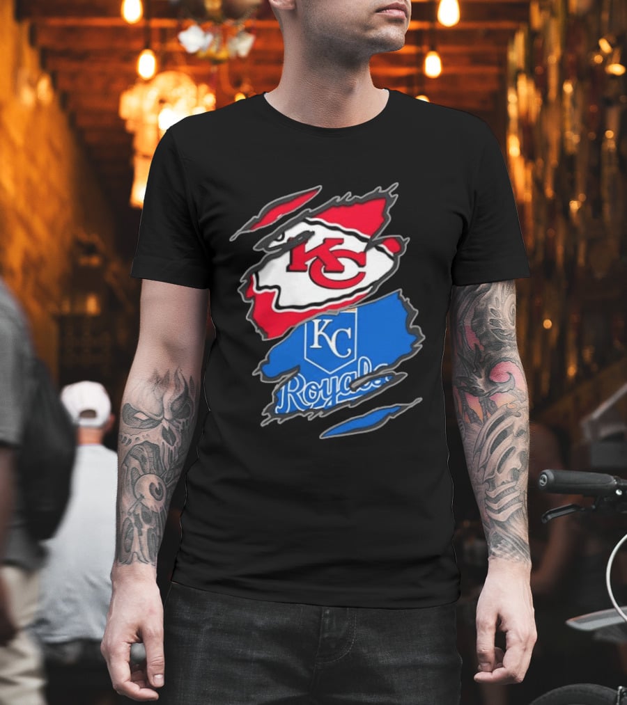 Kansas City Chiefs KC Kansas City Royals MLB Royals KC T-Shirt