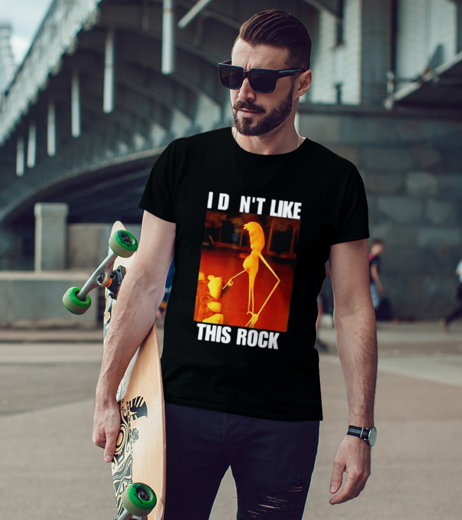 Salad Fingers I Don't Like This Rock Surreal Horror Meme T-Shirt