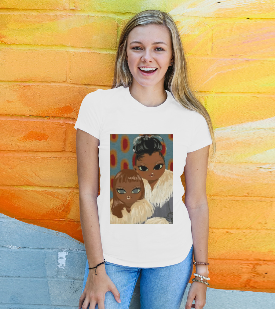 Bratz Dolls Cloe Yasmin Fashion Iconic Style Fur Outfits T-Shirt
