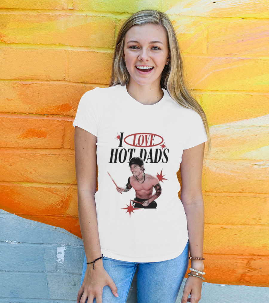 I Love Hot Dads Josh Dun Twenty One Pilots T-Shirt