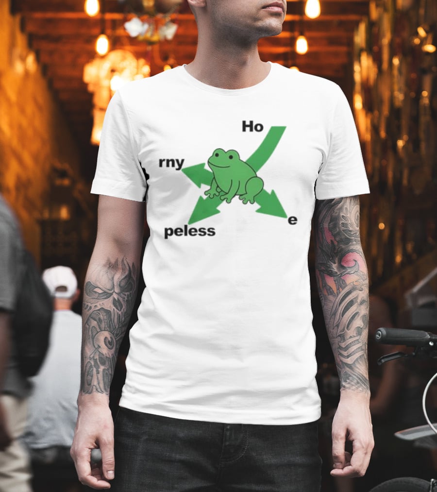 Ho Rn Y Peless Frog Directional E T-Shirt