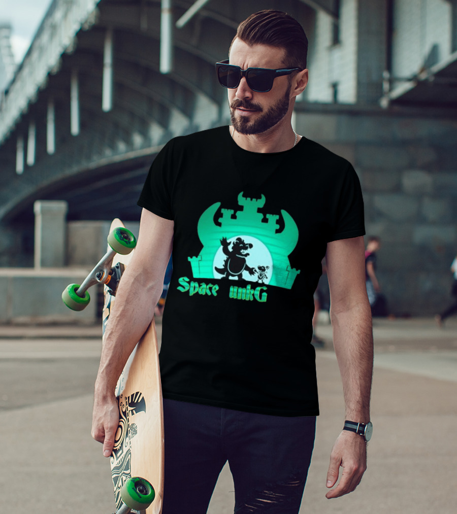 Bowser And Bowser Jr Super Mario Space Junk Galaxy Castle T-Shirt