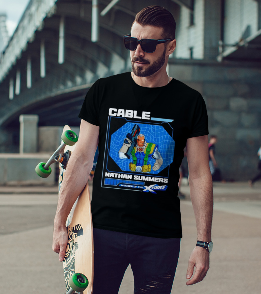Cable Nathan Summers Member Of The X Force Marvel Comics T-Shirt