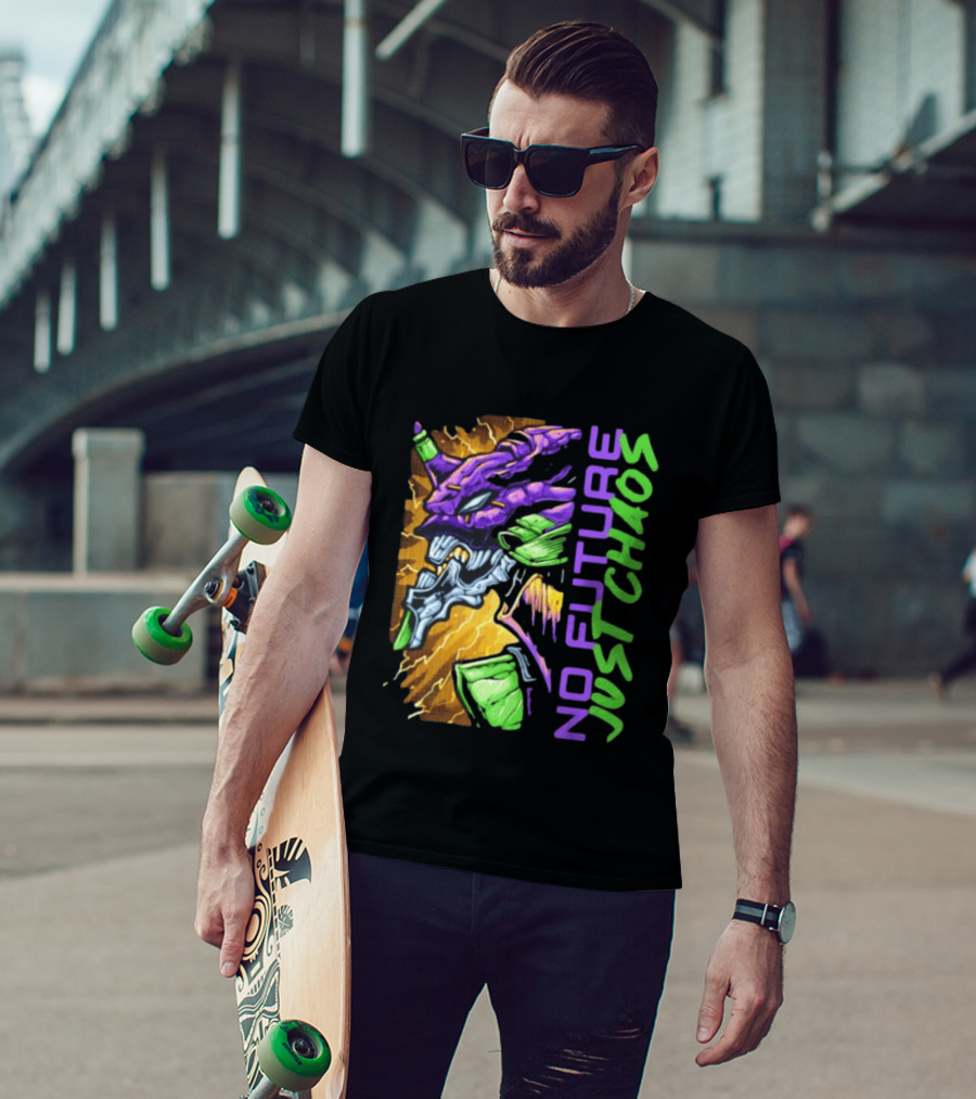 Evangelion Unit 01 No Future Just Chaos Neon Genesis Evangelion T-Shirt