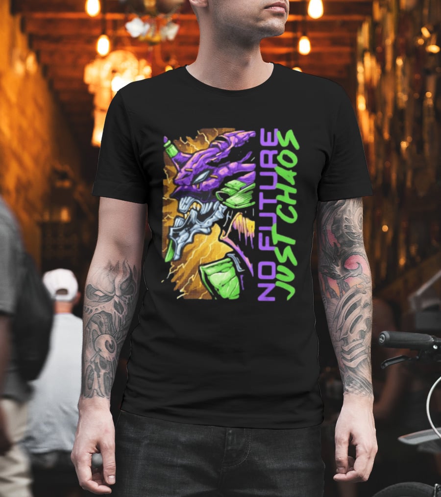 Evangelion Unit 01 No Future Just Chaos Neon Genesis Evangelion T-Shirt