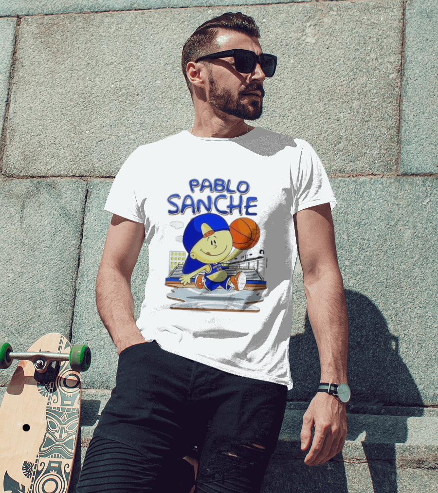 Pablo Sanchez Secret Weapon New York Basketball Court Playground Kid T-Shirt