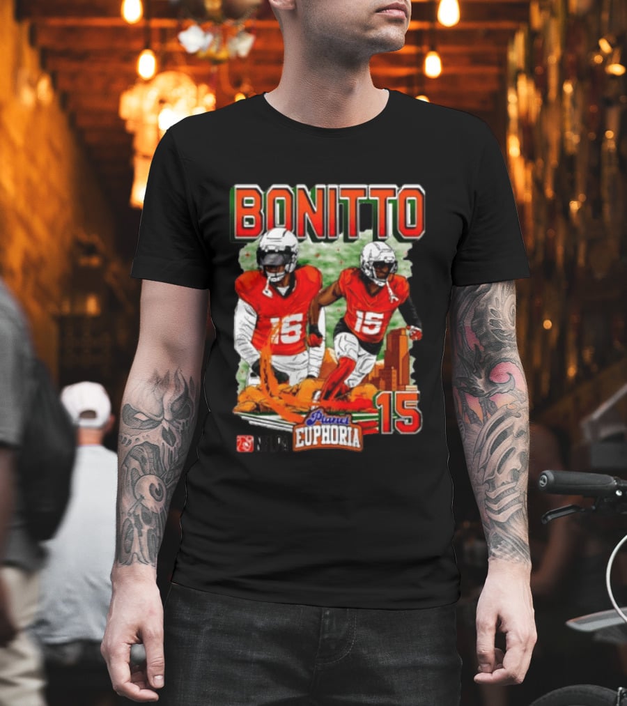 BONITTO 15 NFLPA Planet Euphoria Denver Skyline T-Shirt