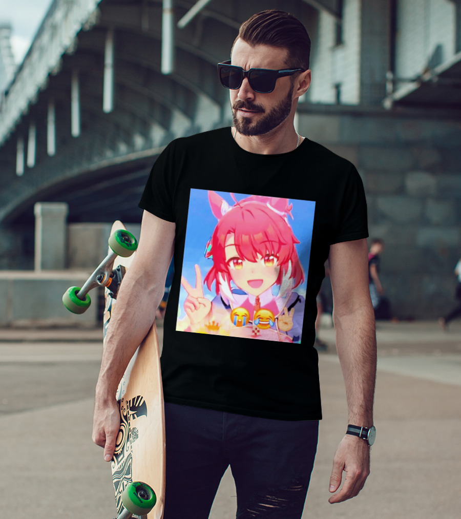 Happy Birthday Dantsu Flame 2026 Anime Character Peace Emoji T-Shirt