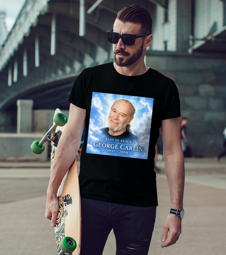 Rest In Peace George Carlin 1937 2008 Memorial T-Shirt