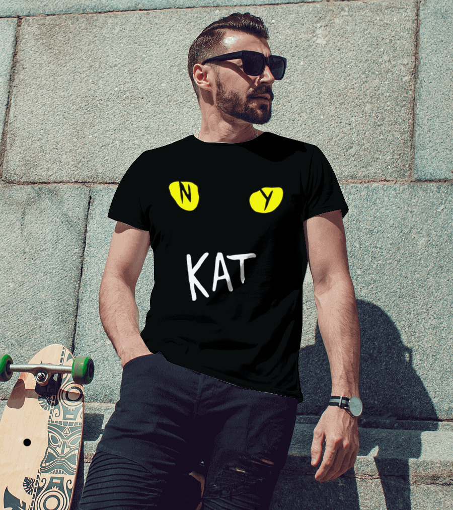 New York NY KAT Cat Eyes Karl Anthony Towns Knicks T-Shirt