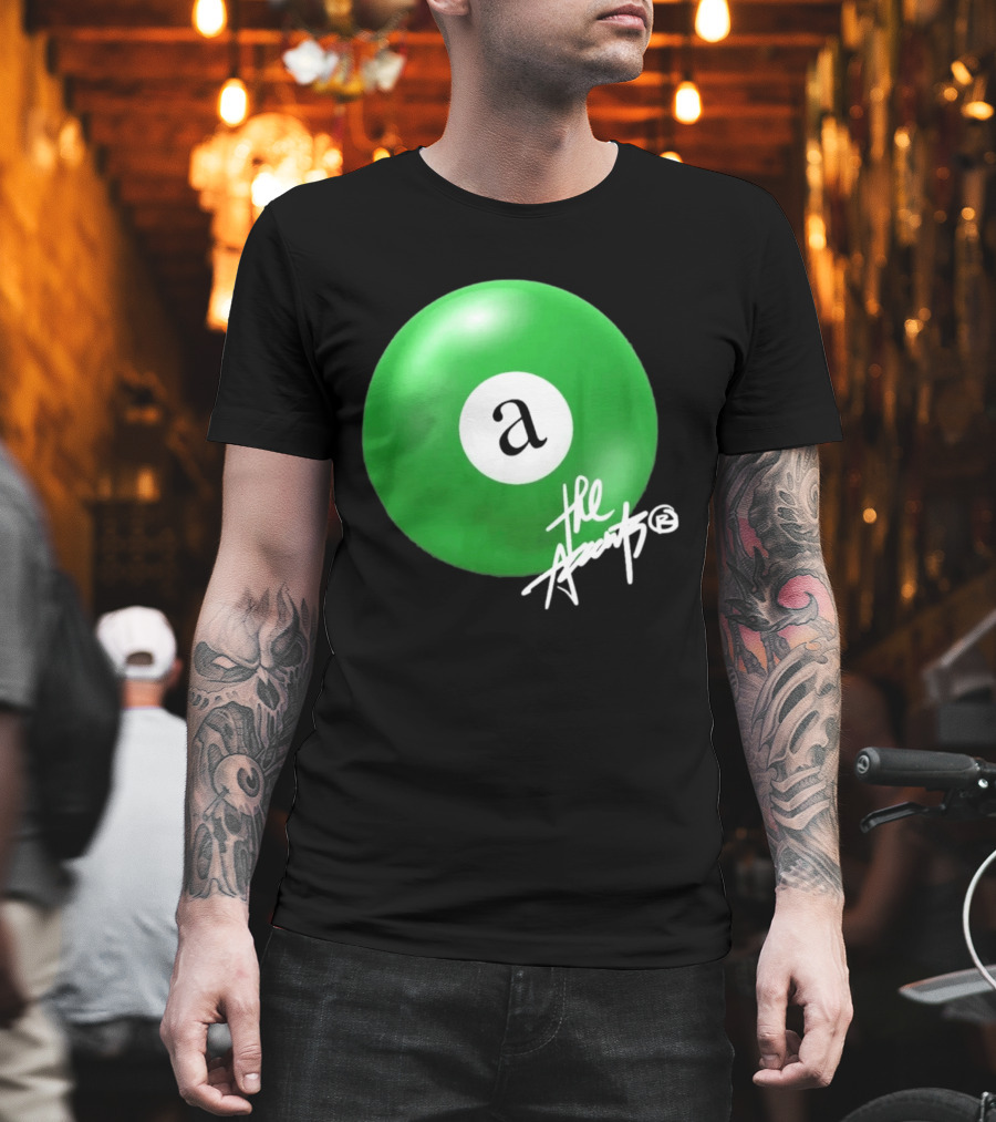 The Accents Collection Green Pool Ball Icon With Signature T-Shirt
