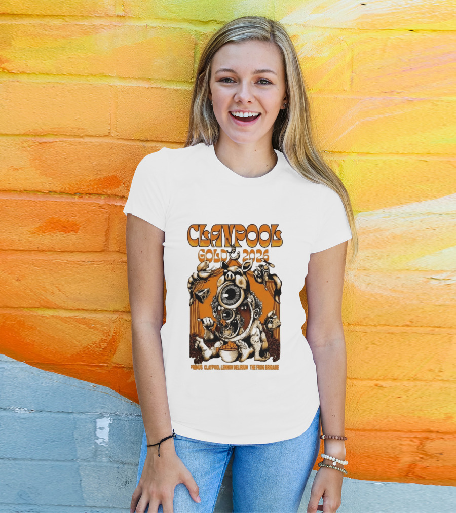 Claypool Cellar Door 2026 Primus Lennon Delirium Frog Brigade T-Shirt
